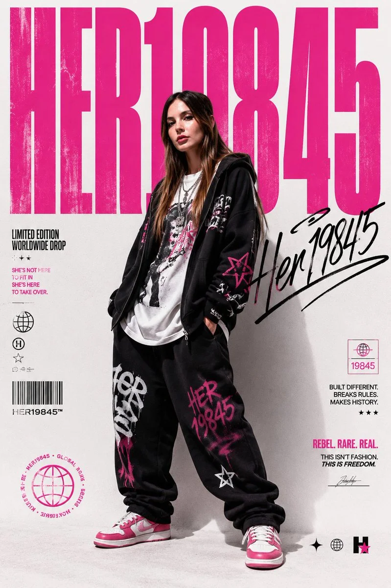 HER19845 Hoodie Drop Campaign Poster