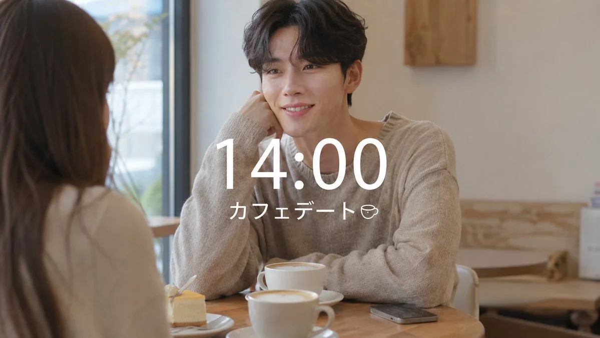 Cafe Date Smartphone Photo Overlay