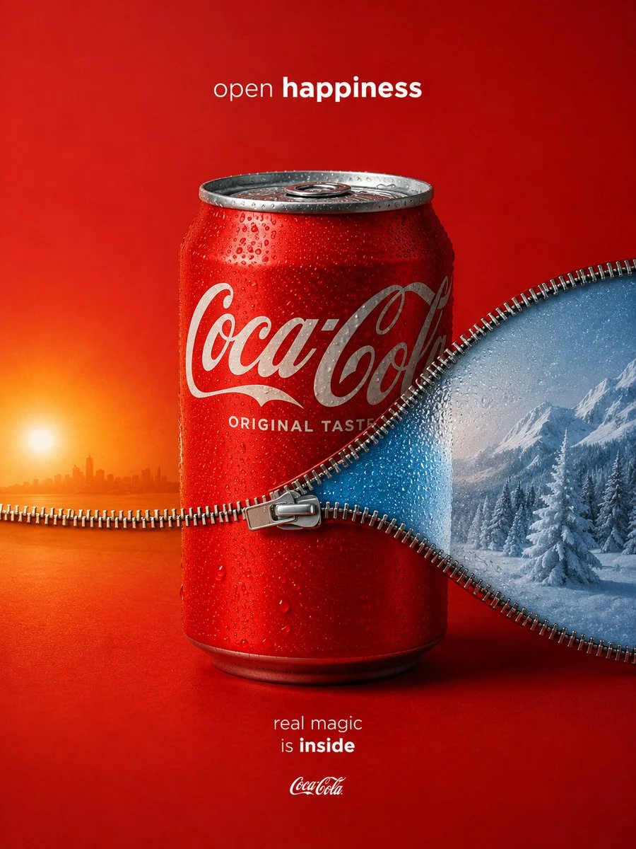 Coca-Cola Zipper Conceptual Ad