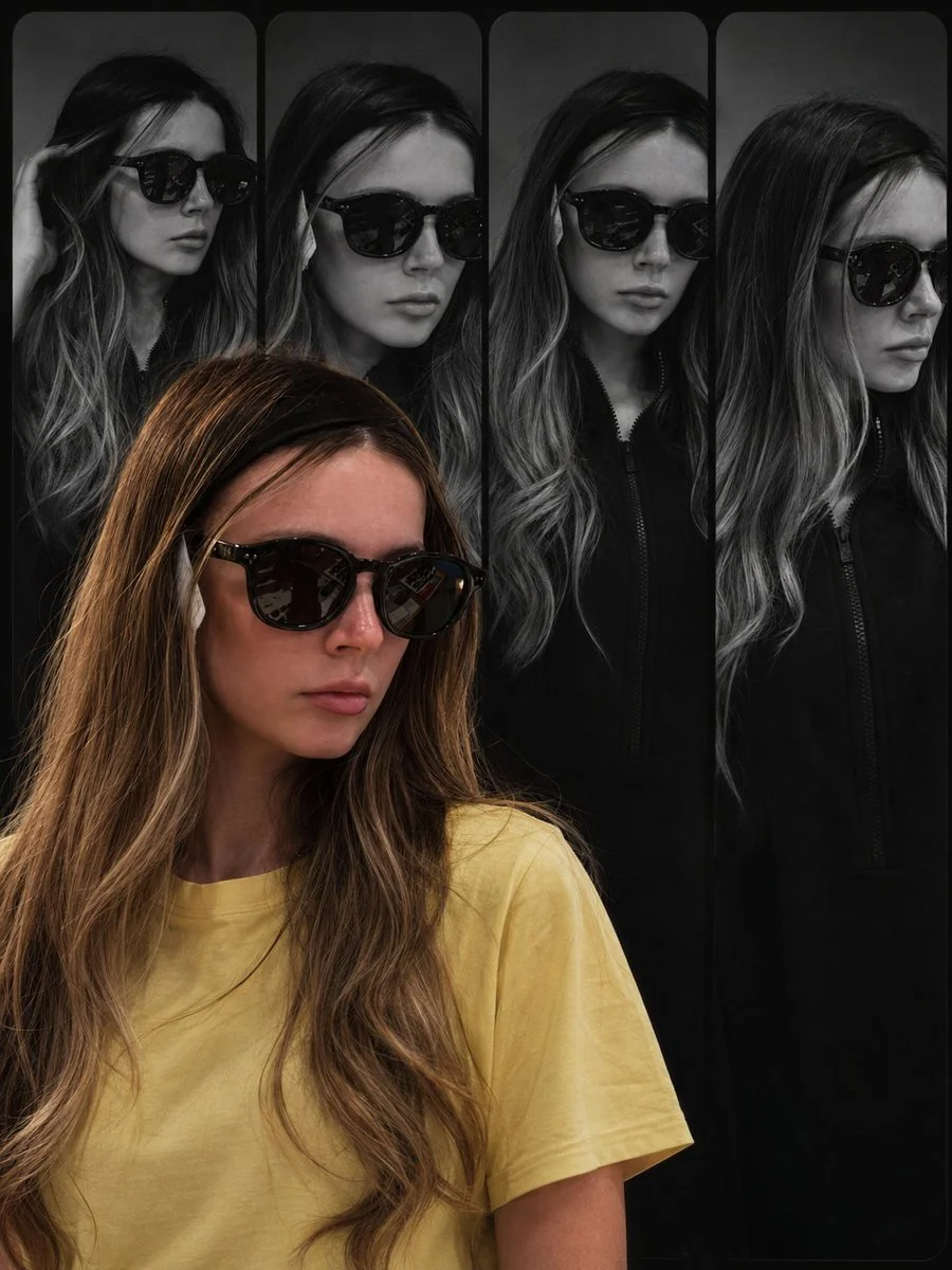 Film-Strip Haute Couture Collage