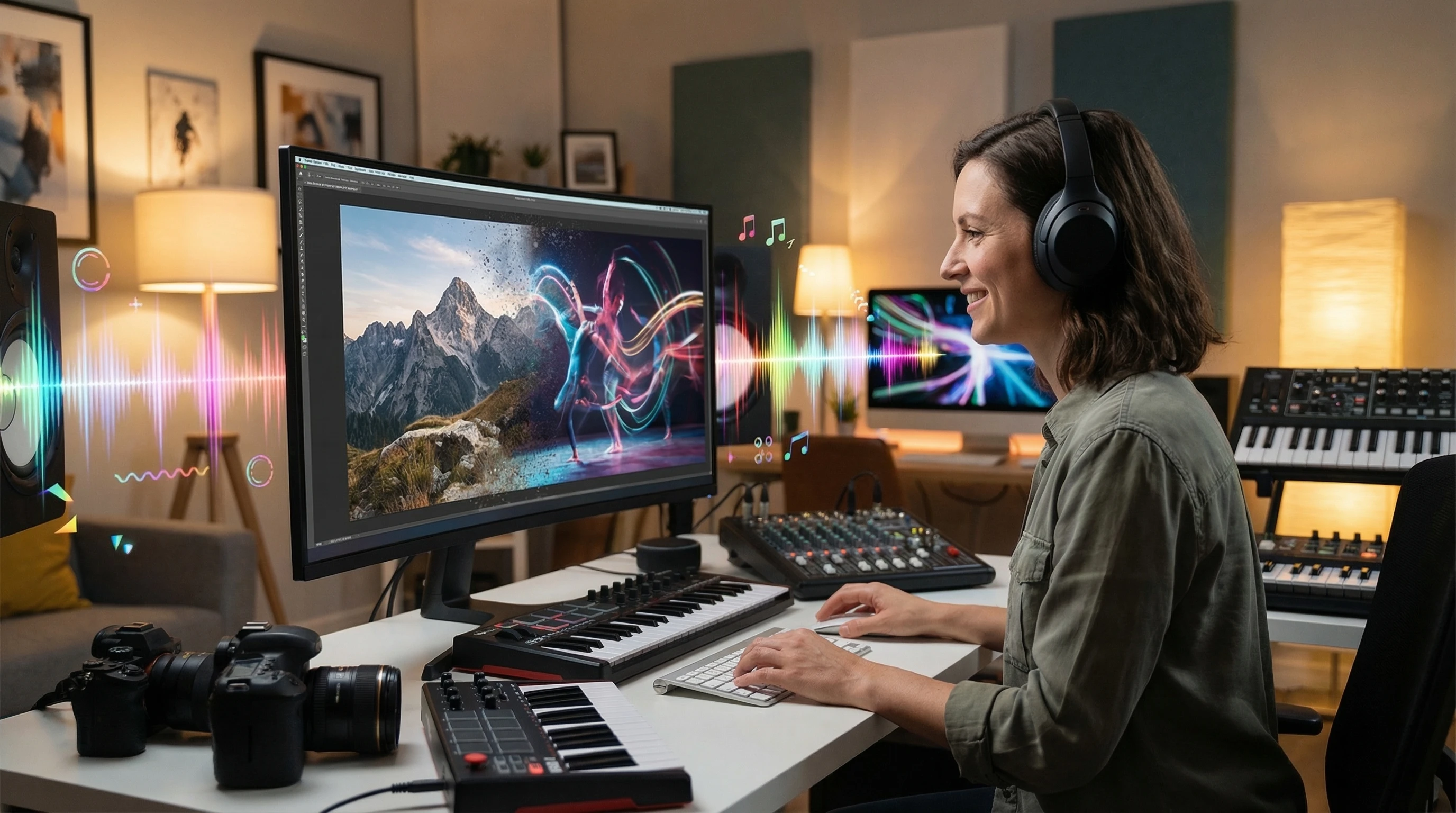 image IA vers vidéo avec audio feature 1
