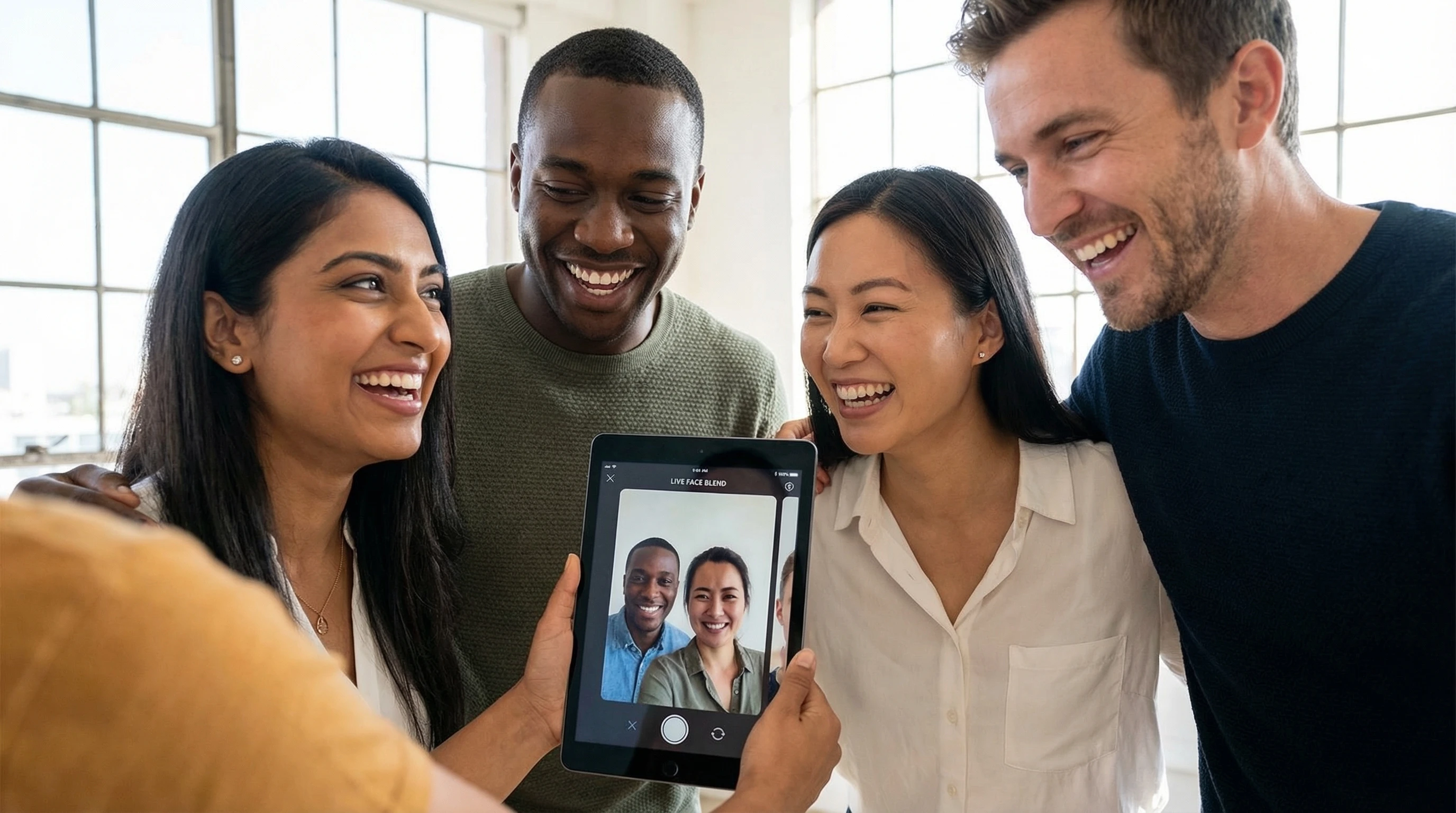 把脸换到不同身体的应用 feature 1