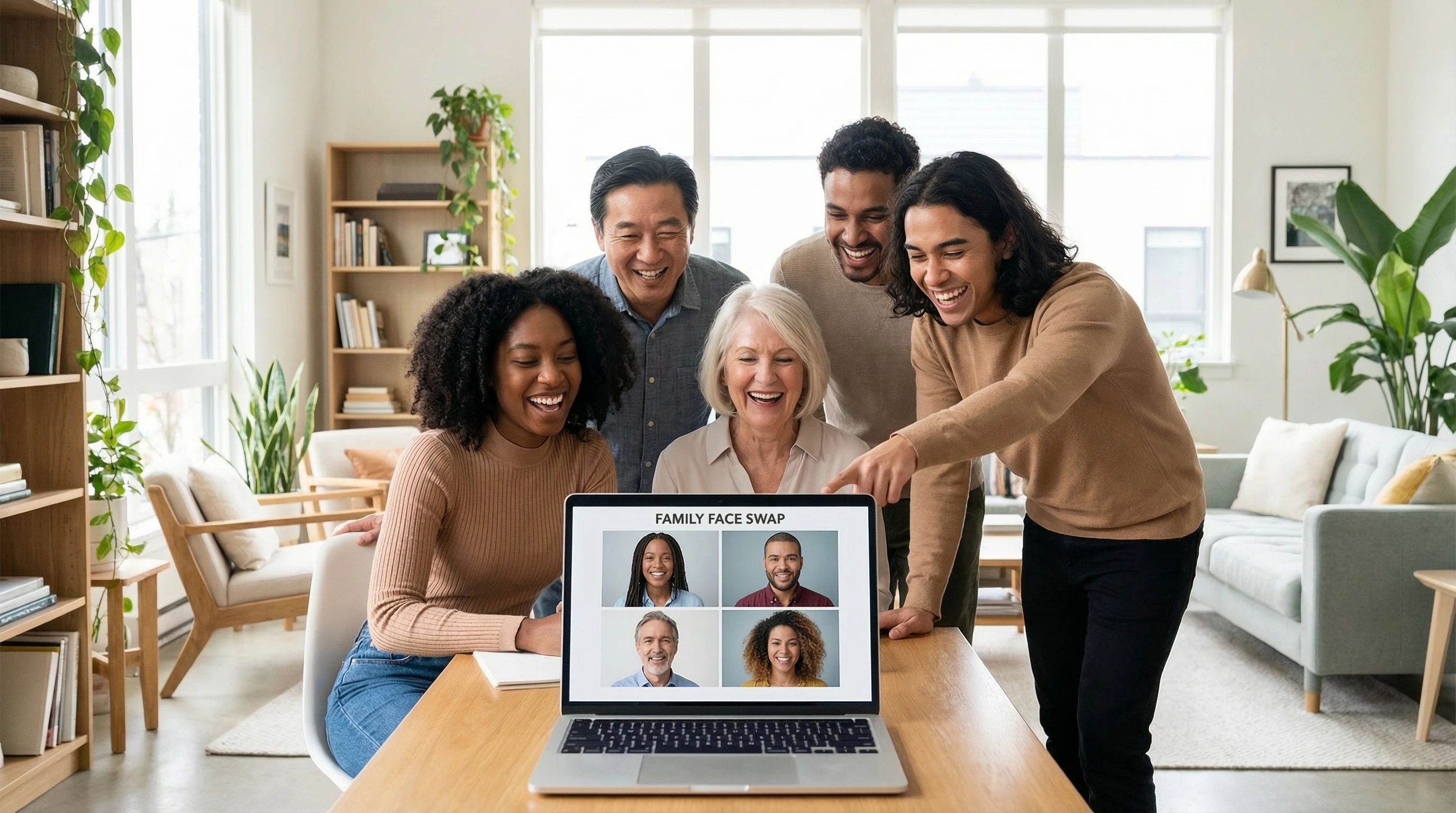 把脸换到不同身体的应用 feature 2