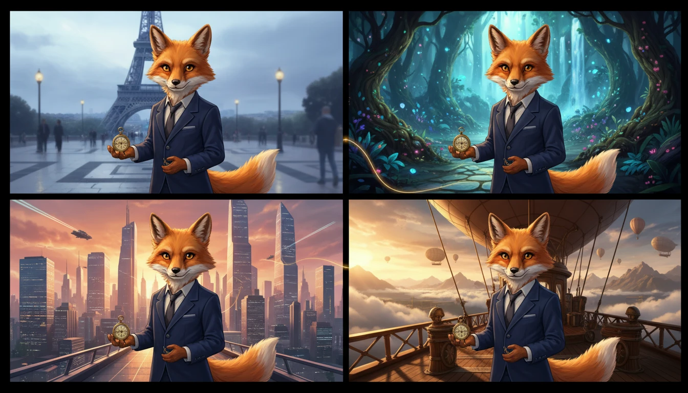 Superior Character & Object Consistency