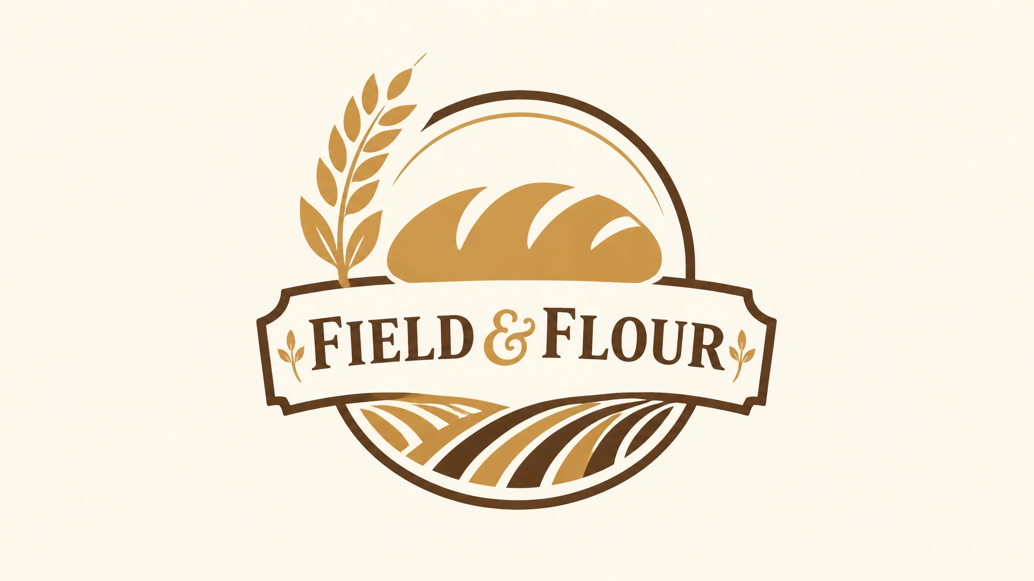 GPT Image 2 logo variants — four original bakery marks generated from a single prompt with the n parameter