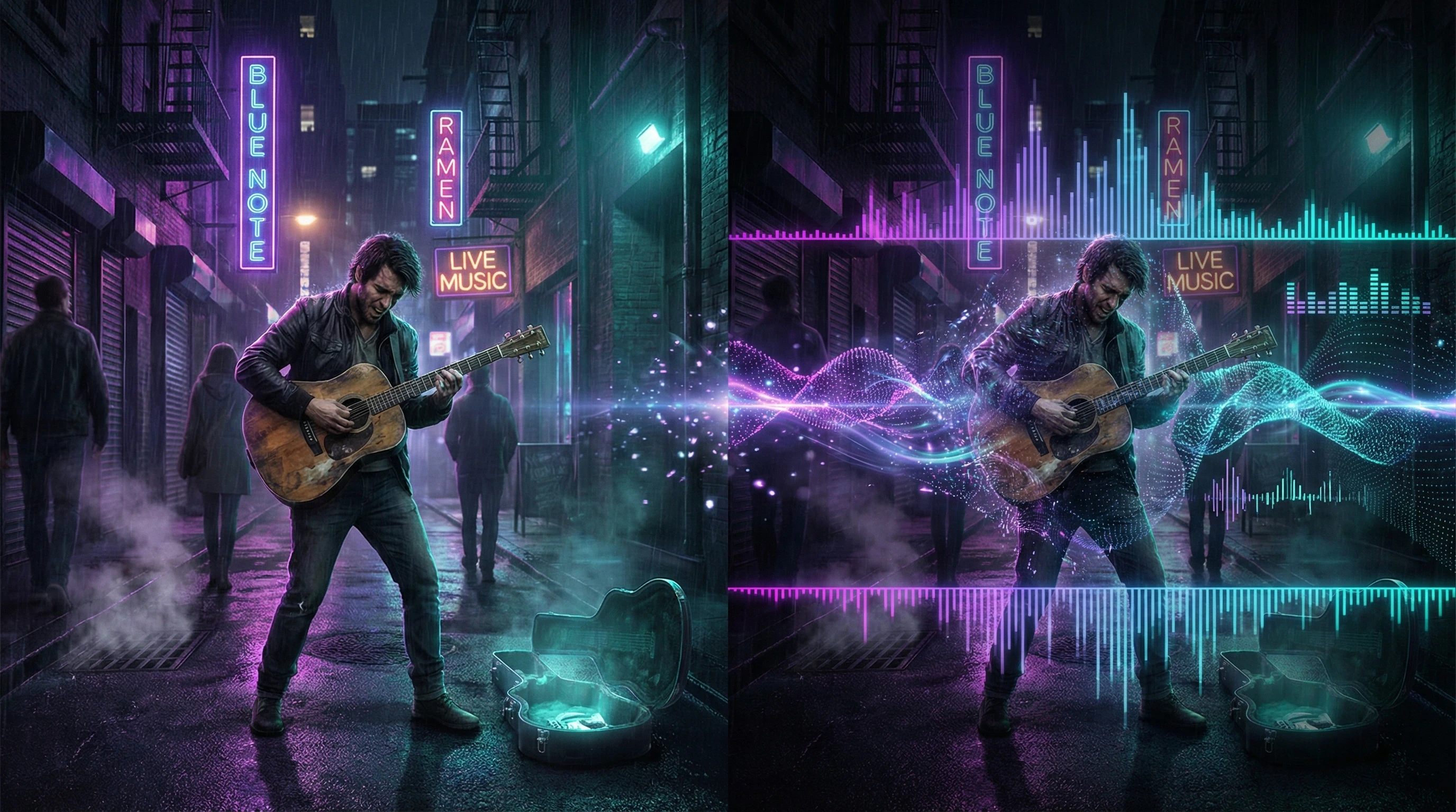 Simultaneous Audio-Visual Generation