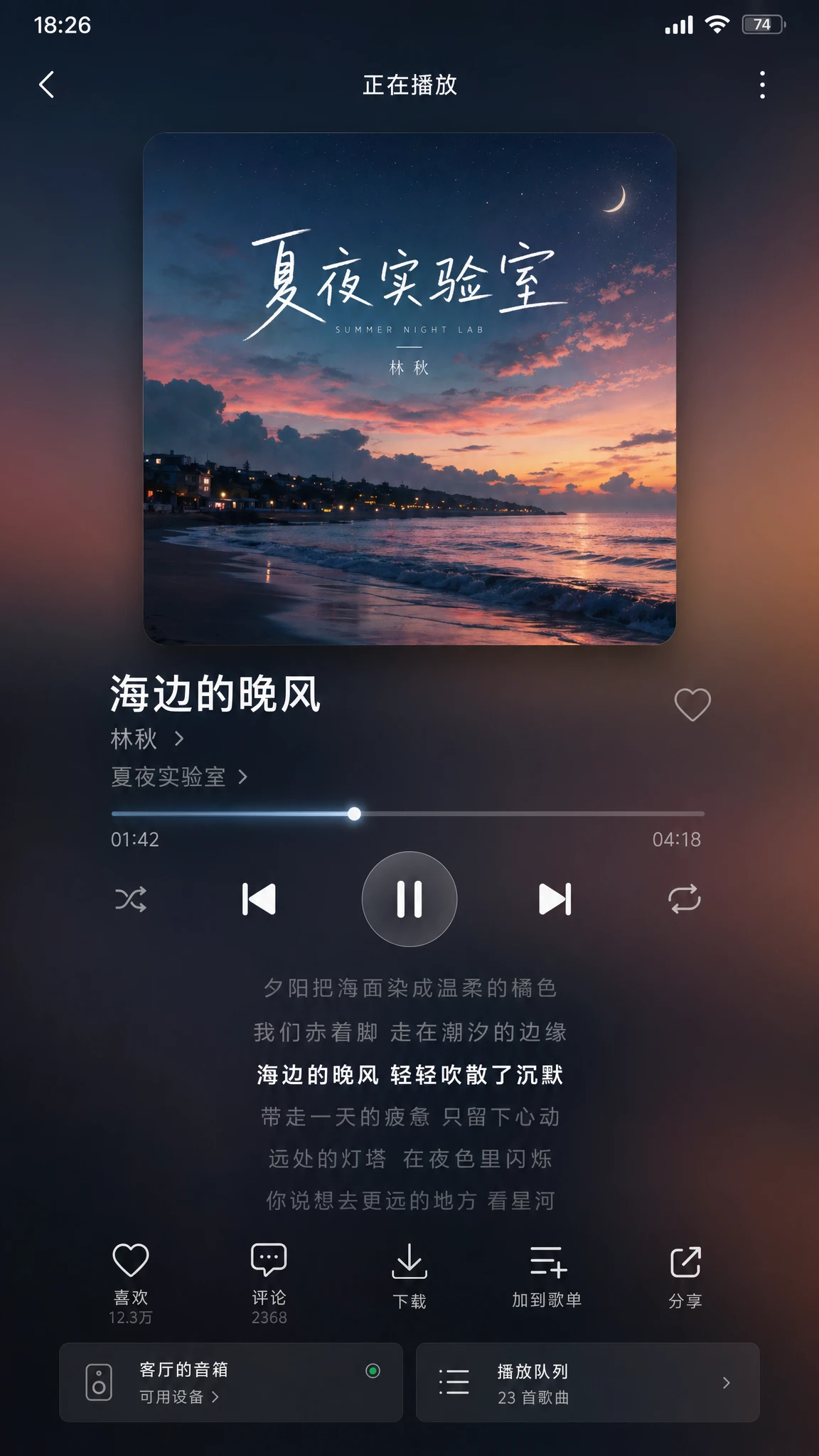 Music Player Interface