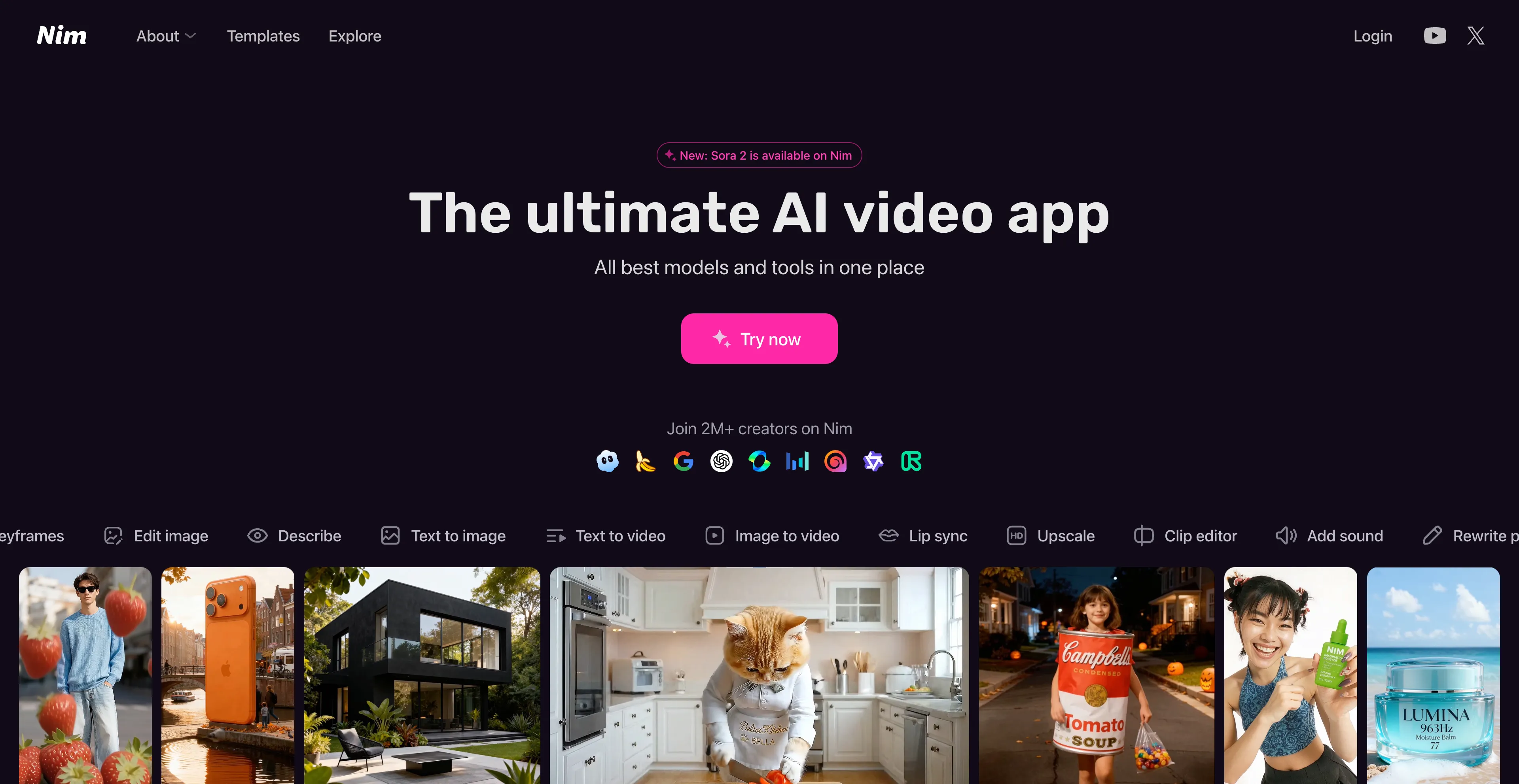 توليد الفيديو من النص والصور