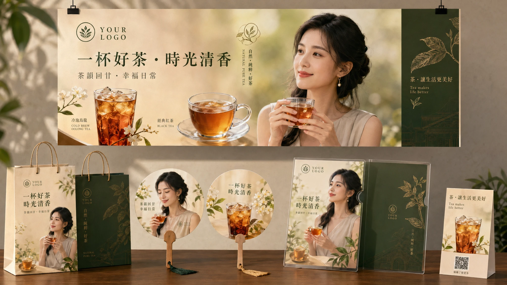 Product Marketing - Tea Brand Product Advertisement Mockup