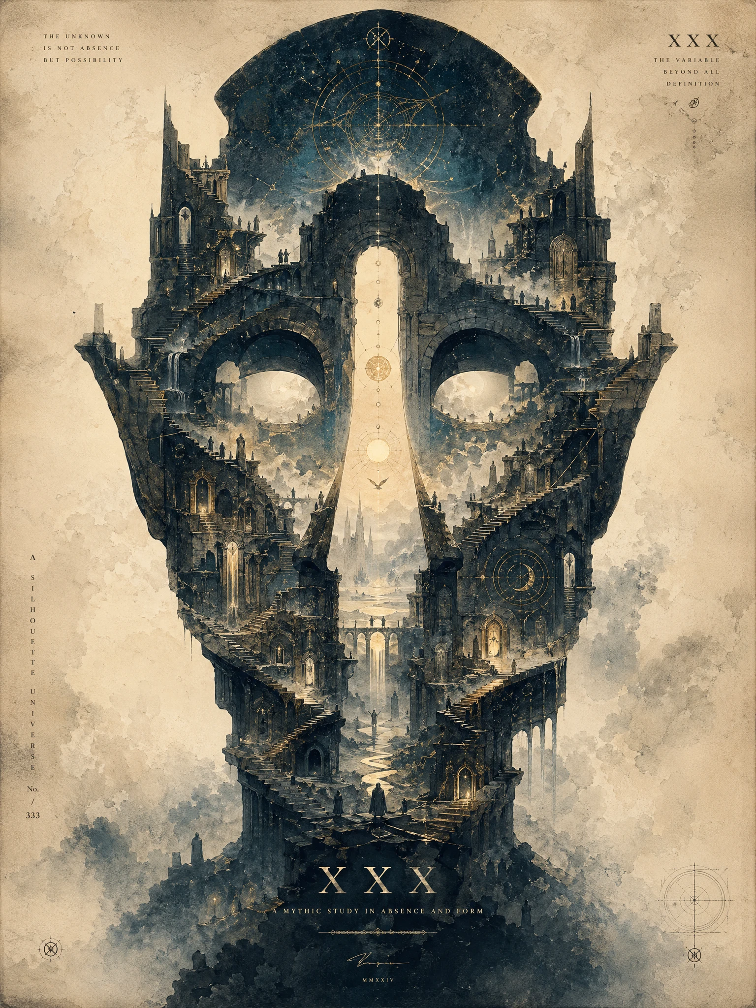 Silhouette Universe Narrative Poster