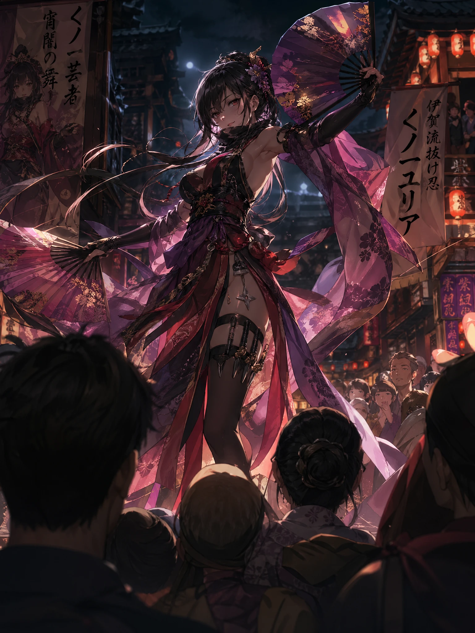 Social Media Post - Japanese Kunoichi Character Prompt