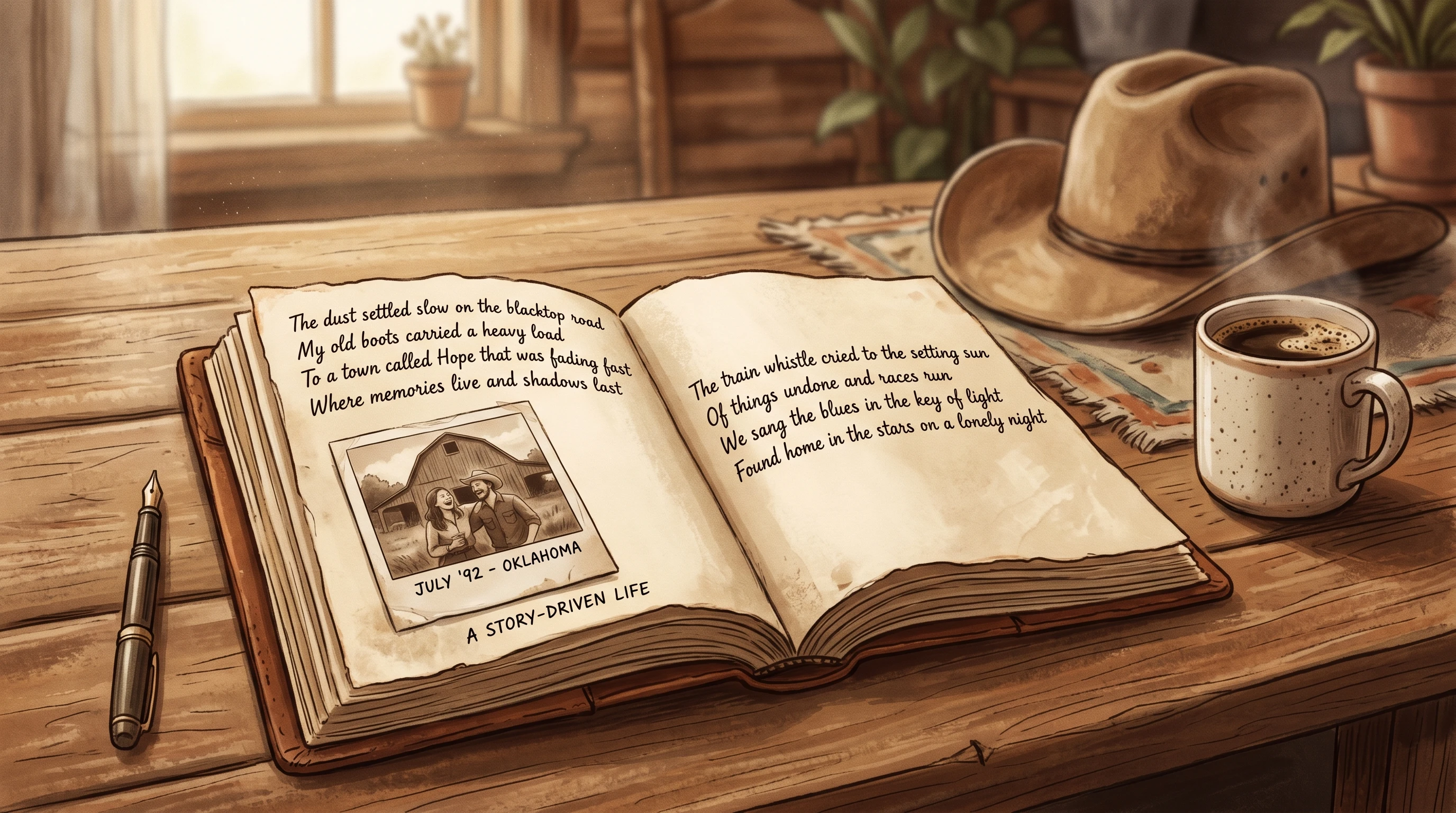 كلمات تروى قصة