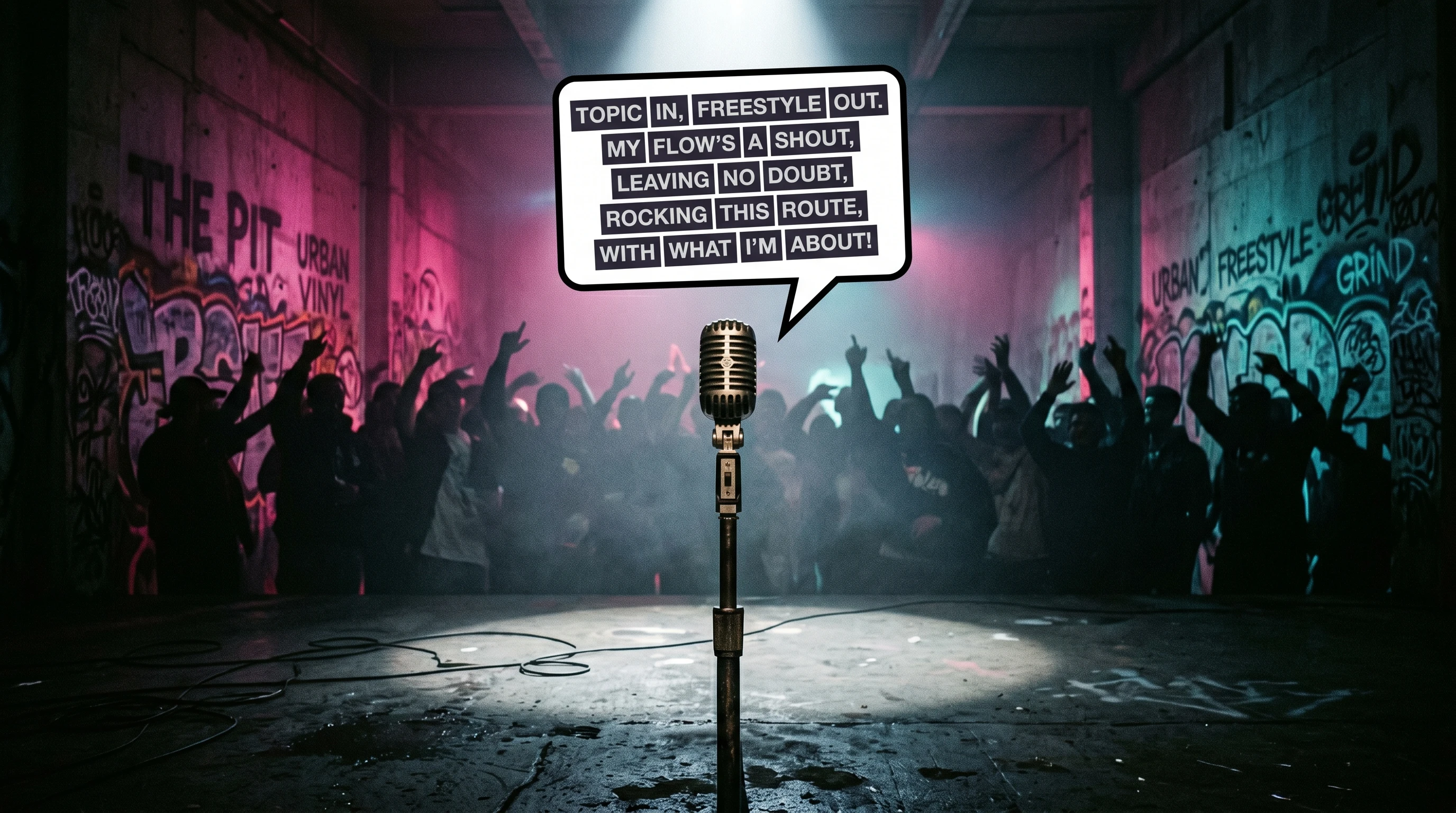 الموضوع يدخل، الفريستايل يخرج