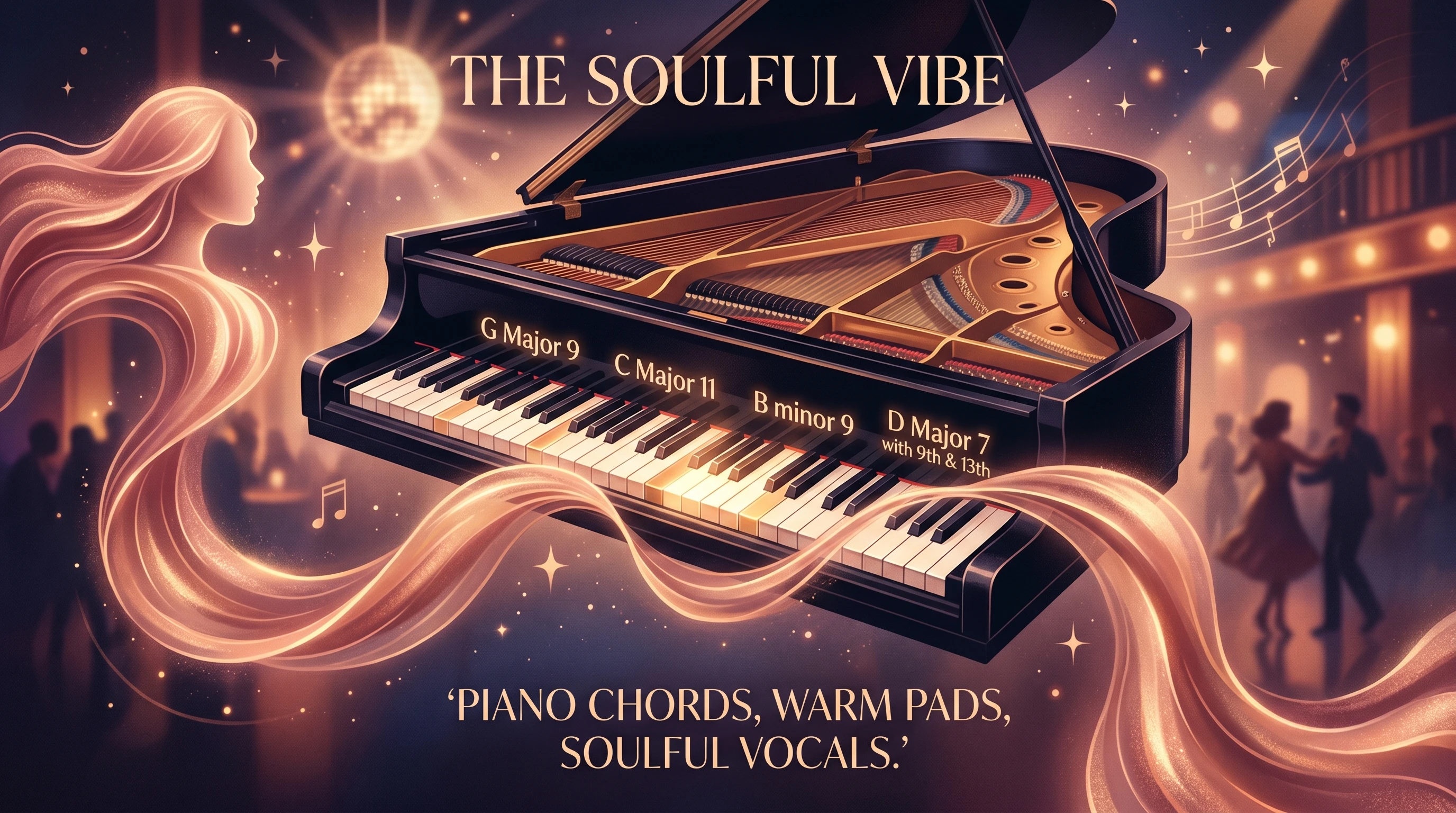 أكورديات بيانو، بادّات دافئة، وغناء روحي