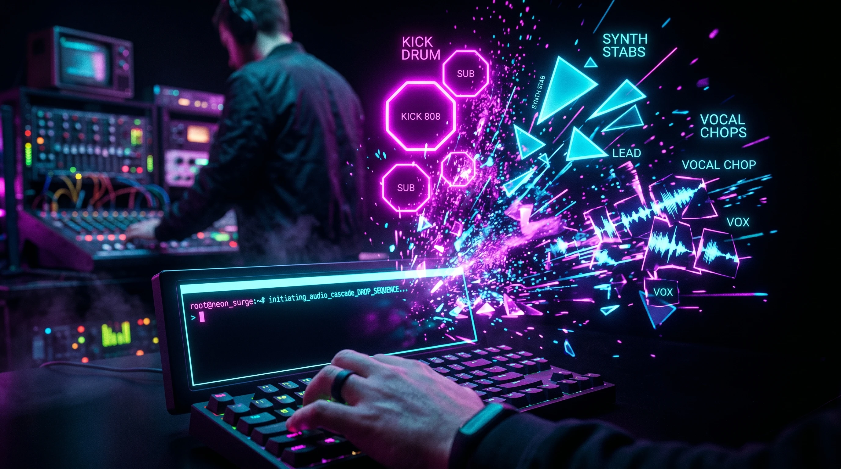 基于提示的混音引擎