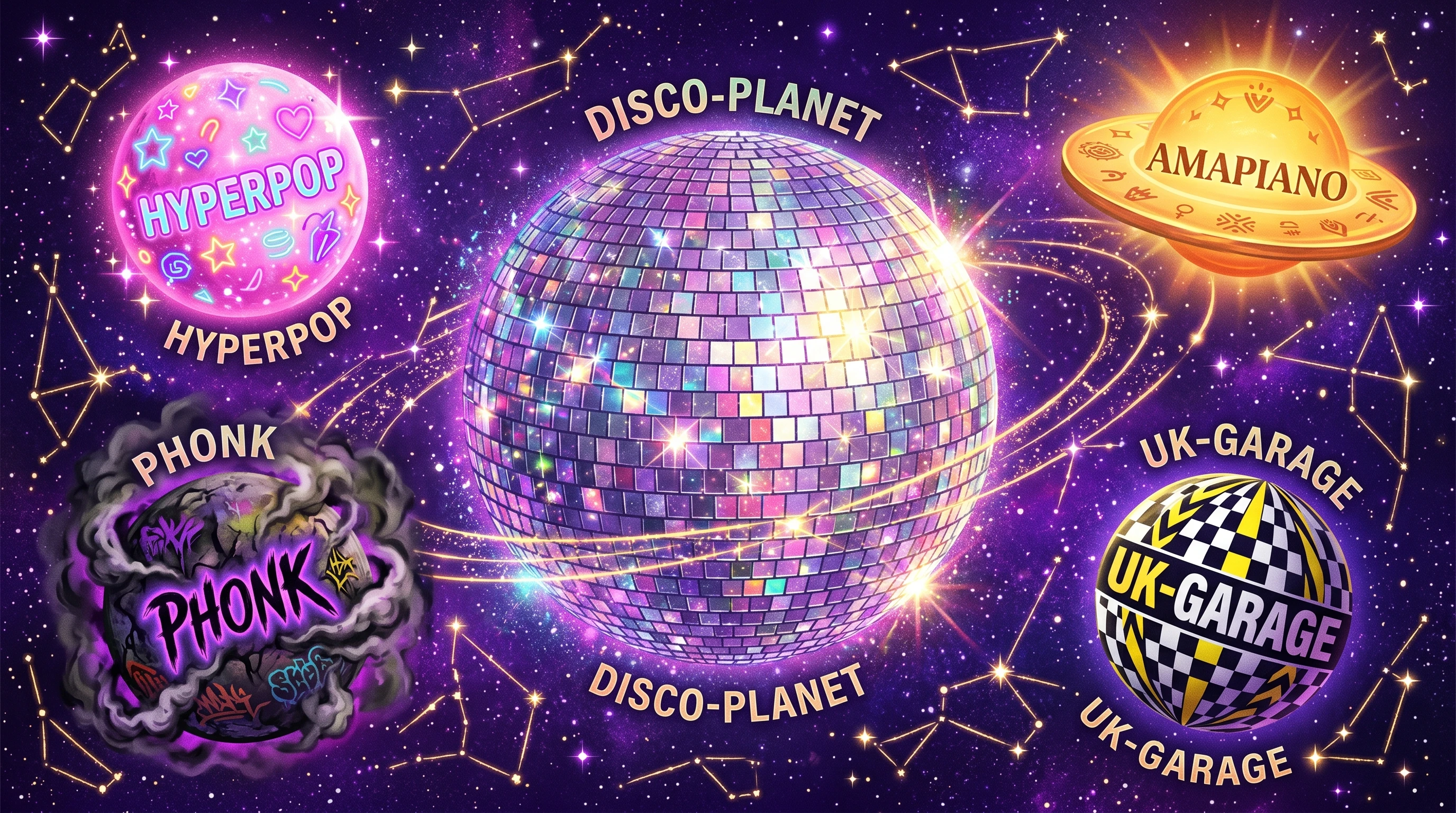 涵盖各种俱乐部与歌单美学