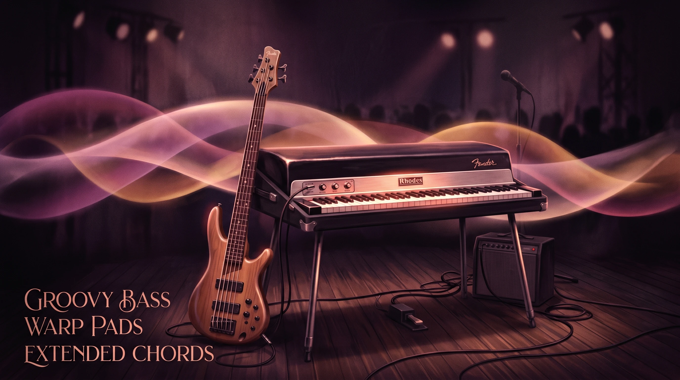 باس غروفي، بادّات دافئة، وأكورديات ممتدة