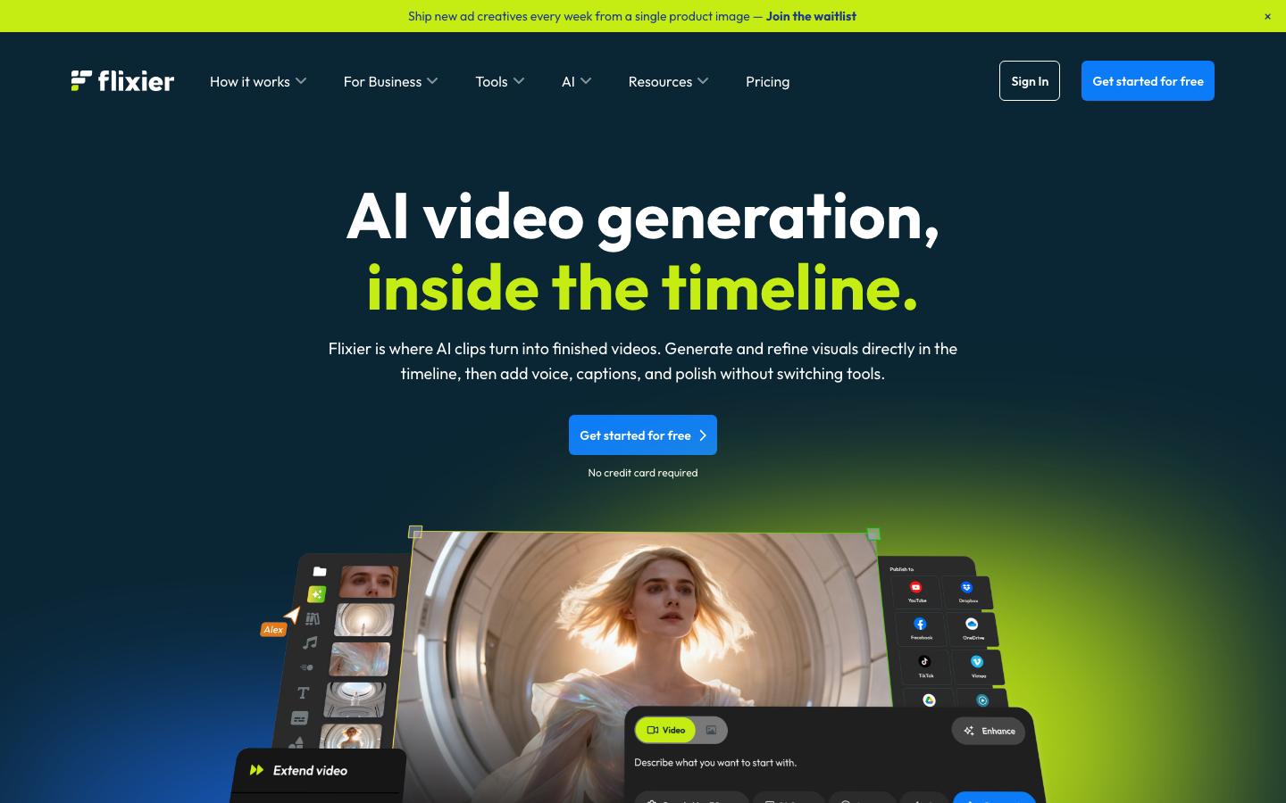Flixier — AI Video Enhancer