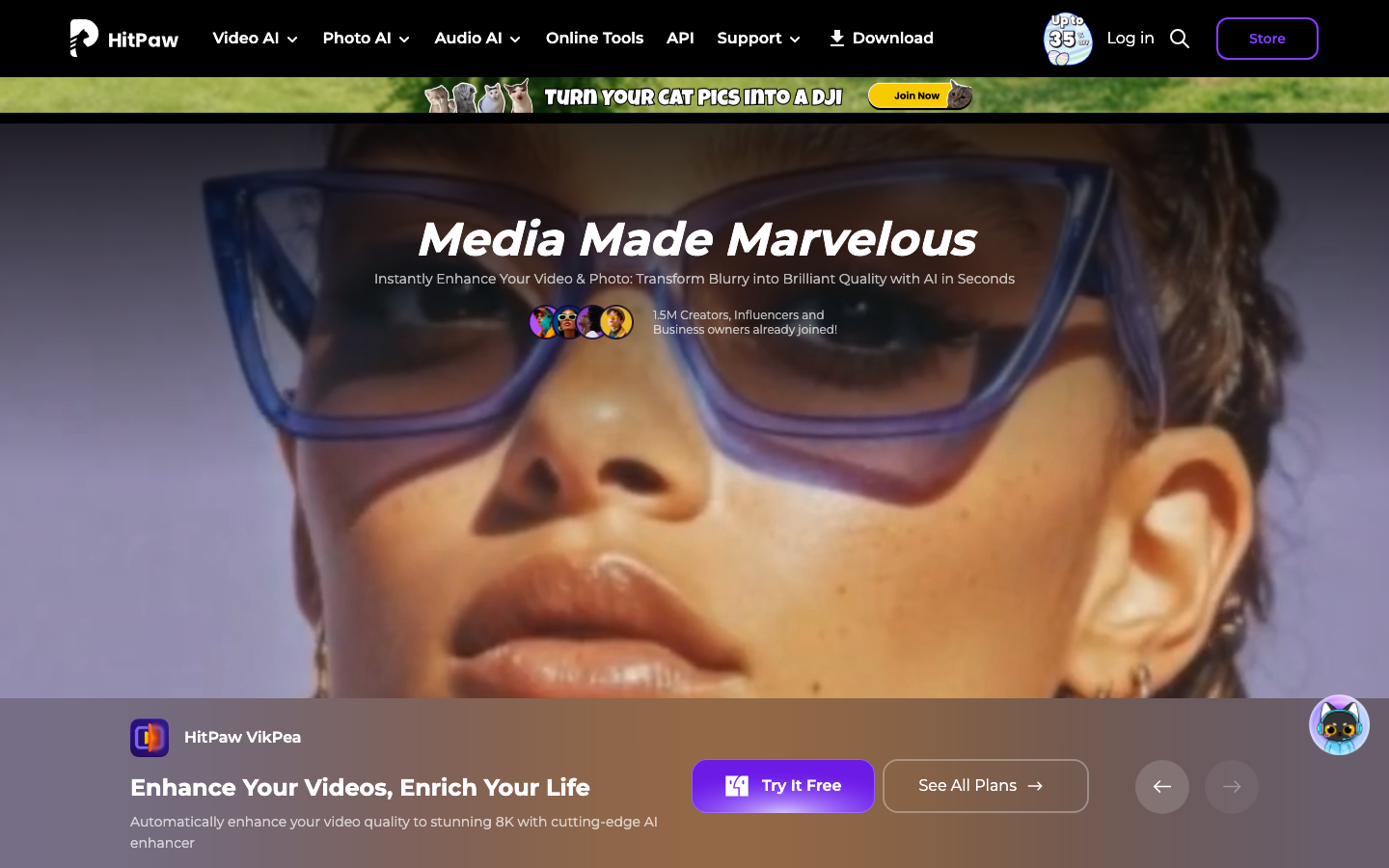 HitPaw VikPea — AI Video Enhancer
