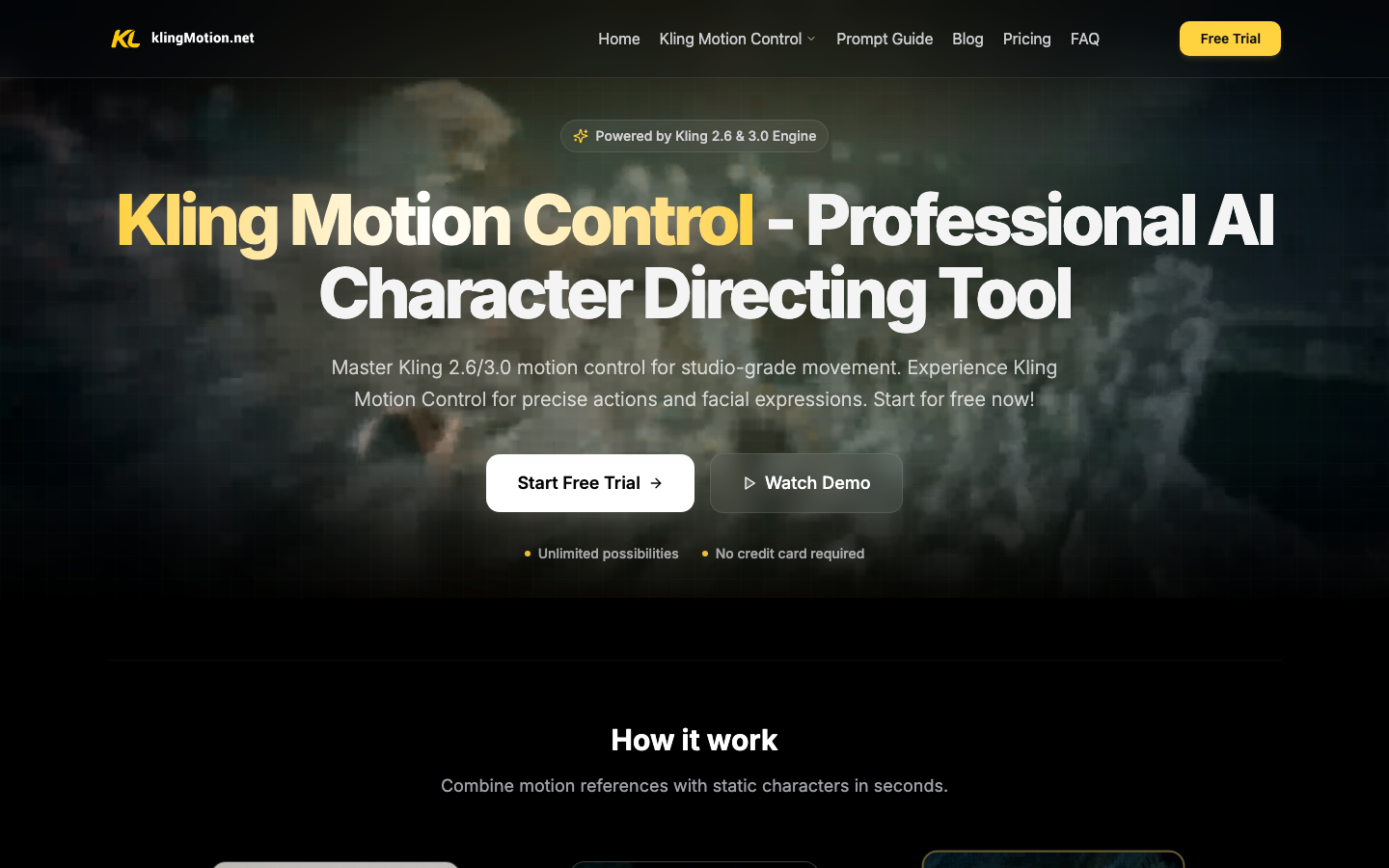 Kling AI — Motion Control