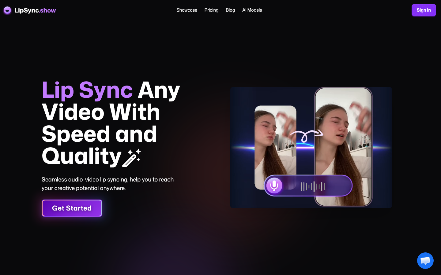 LipSync.show — Free AI Lip Sync Generator