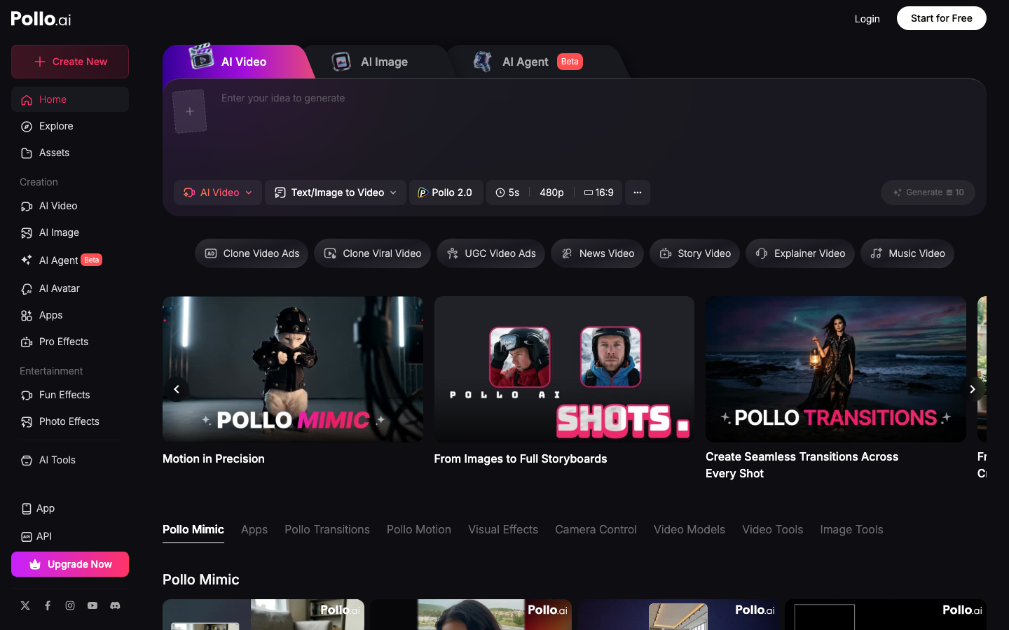 Pollo AI — Lip Sync