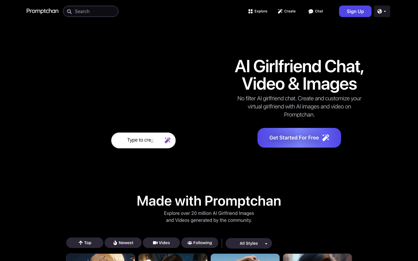 Promptchan AI — AI Girl Generator