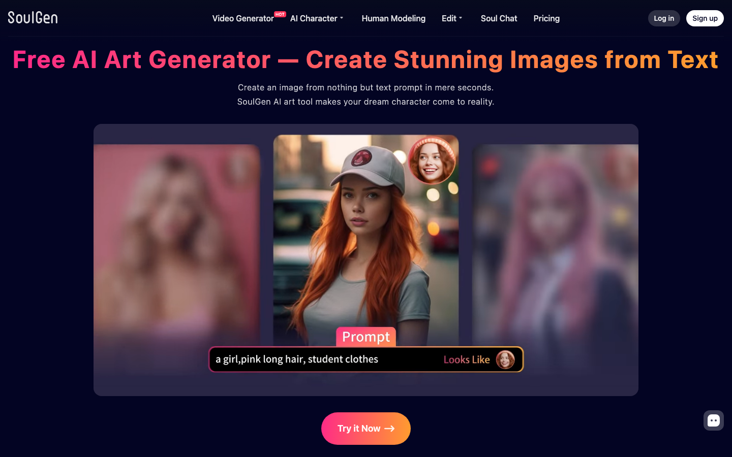 SoulGen — AI Girl Generator