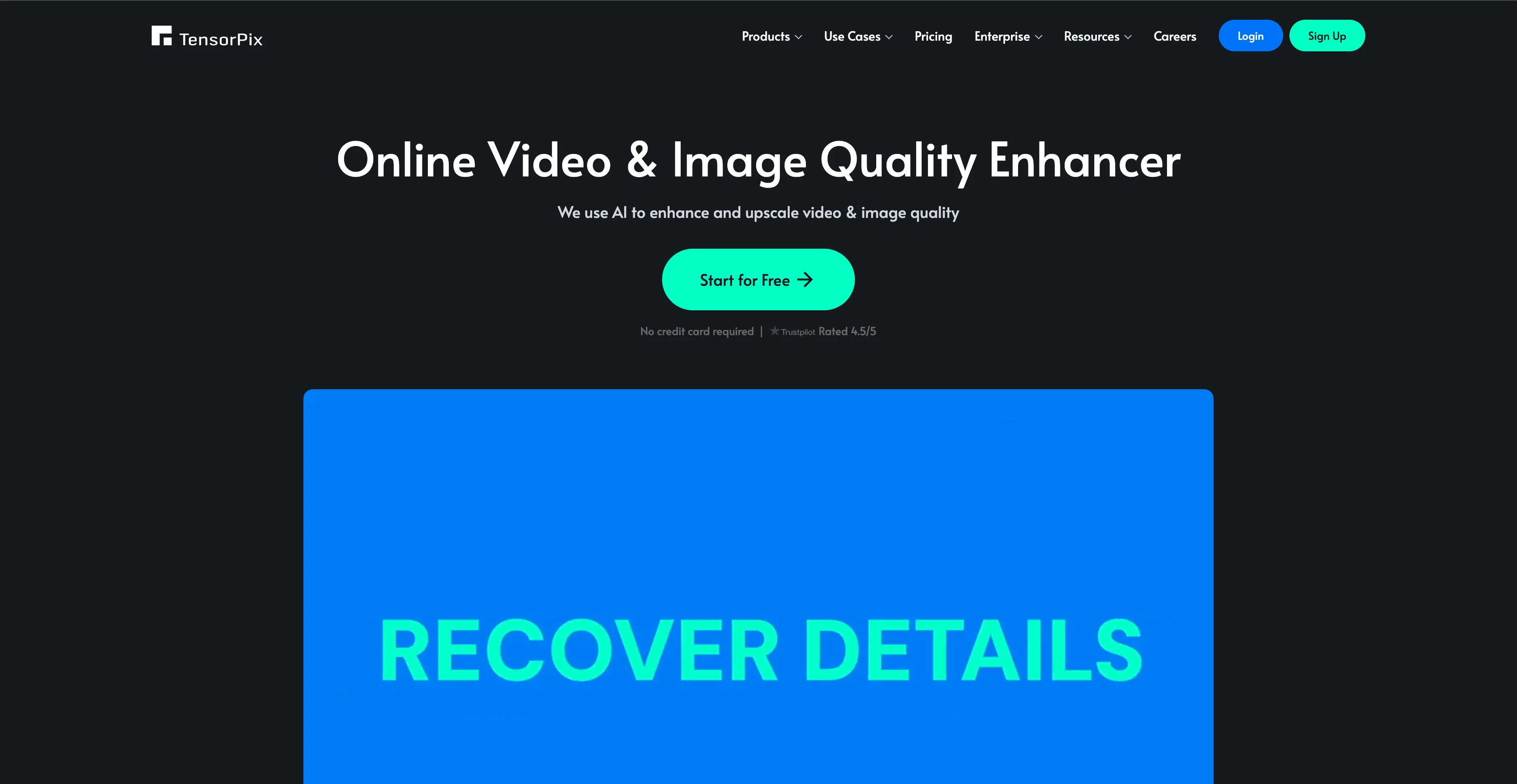 TensorPix — AI Video Enhancer & Upscaler