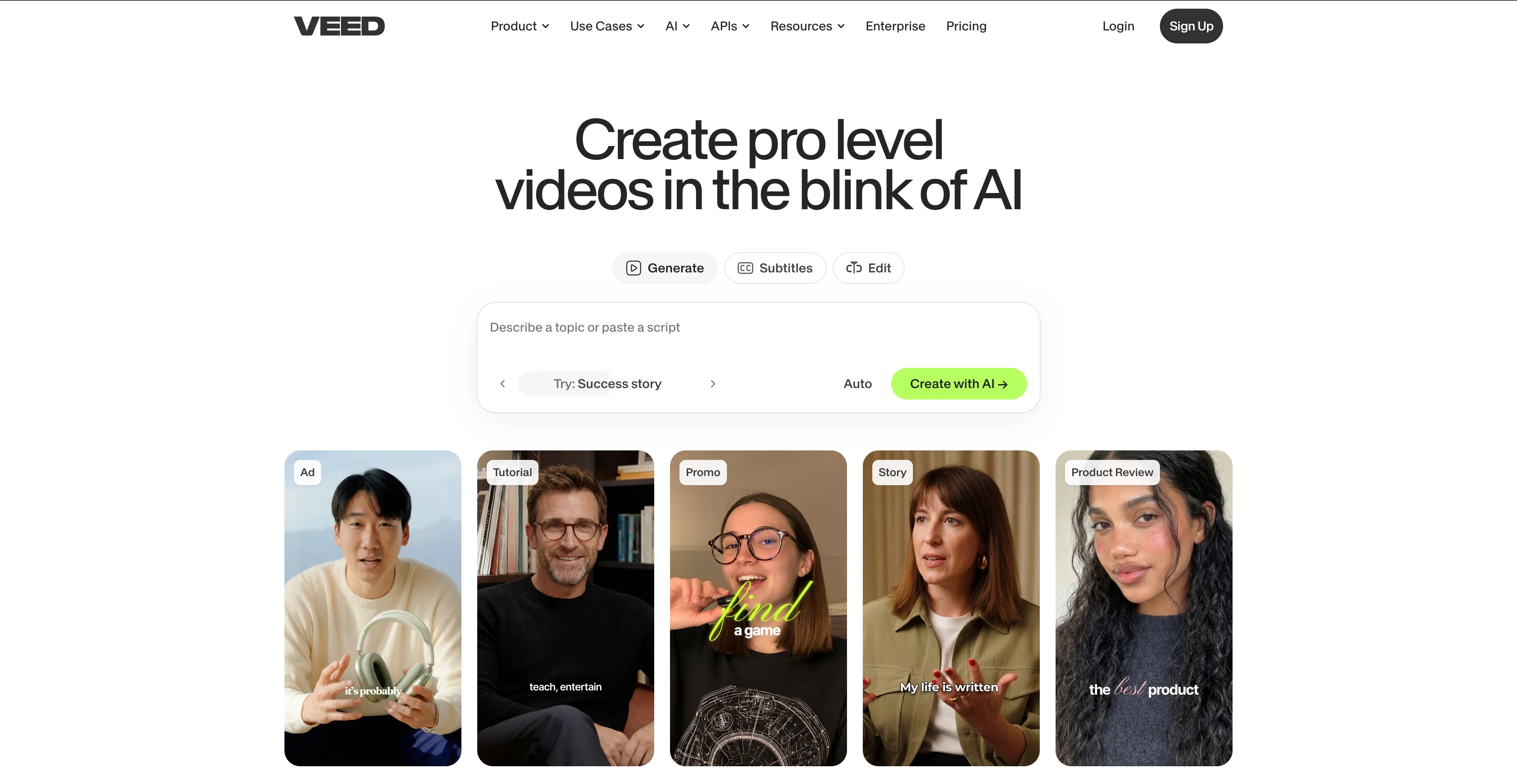 VEED.io — Lip Sync Video