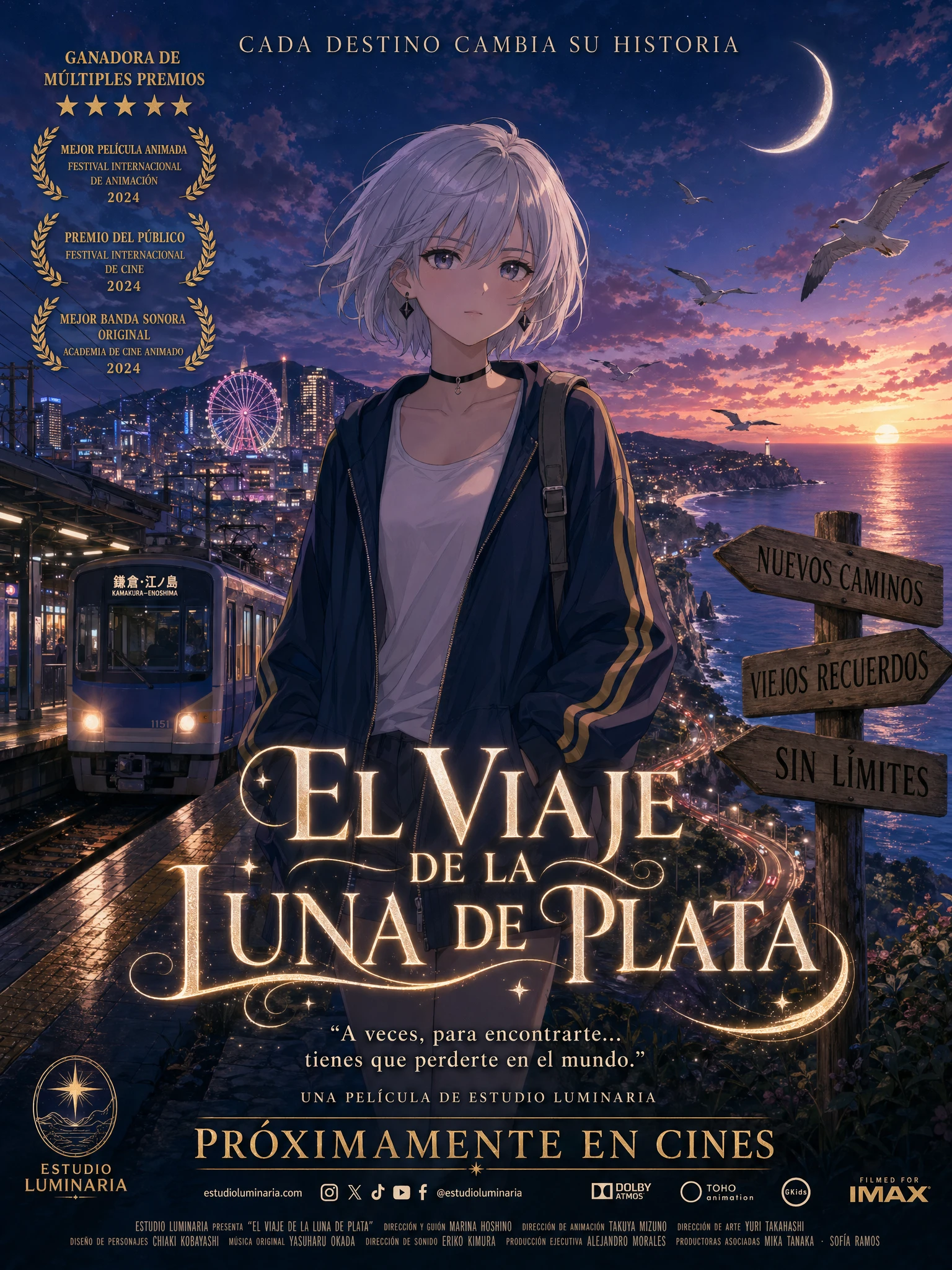 YouTube Thumbnail - Anime Fantasy Travel Movie Poster