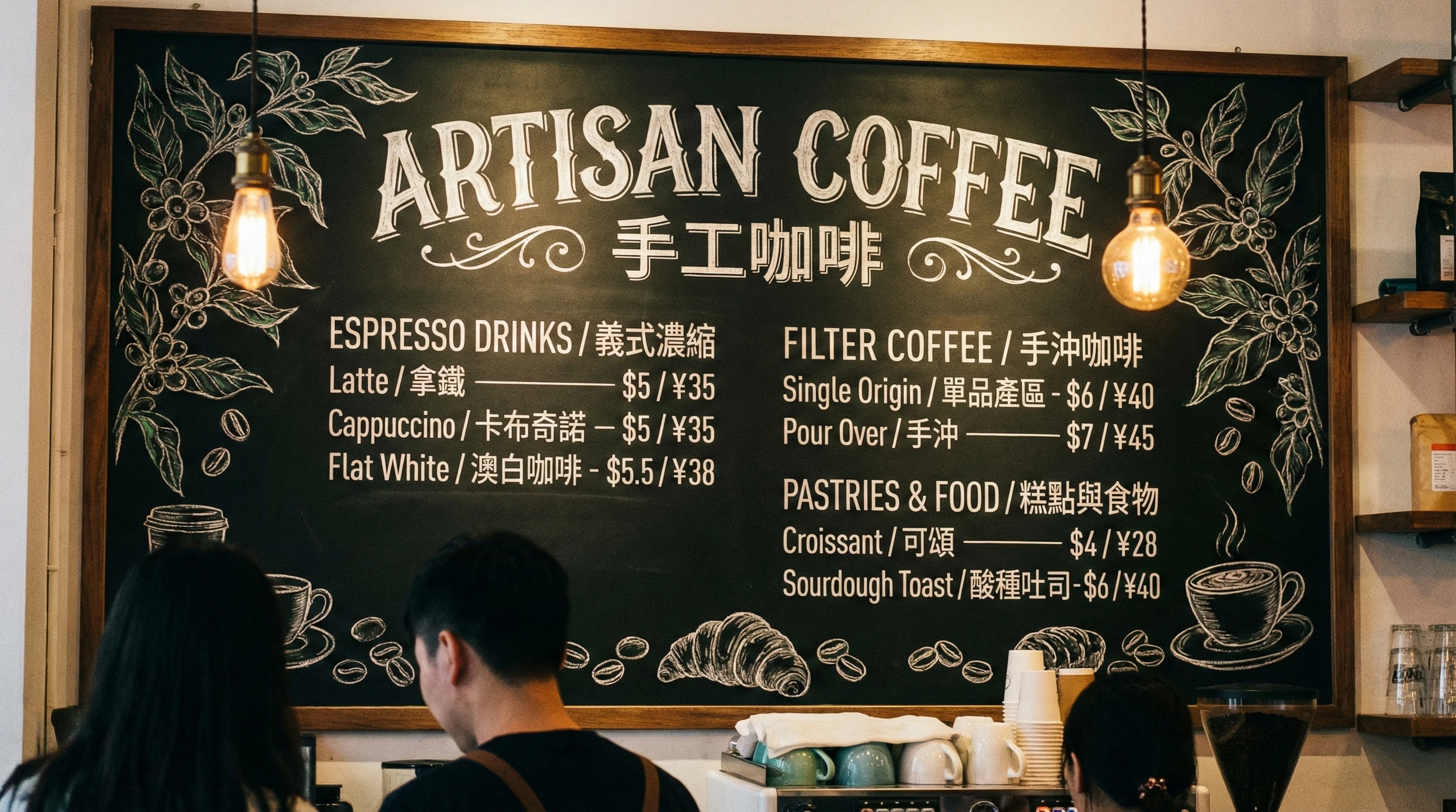 Bilingual Text Rendering (English & Chinese)